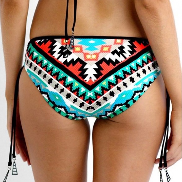 Seafolly Kasbah Bikini Bottoms Tie 6 NWT - Picture 3 of 6